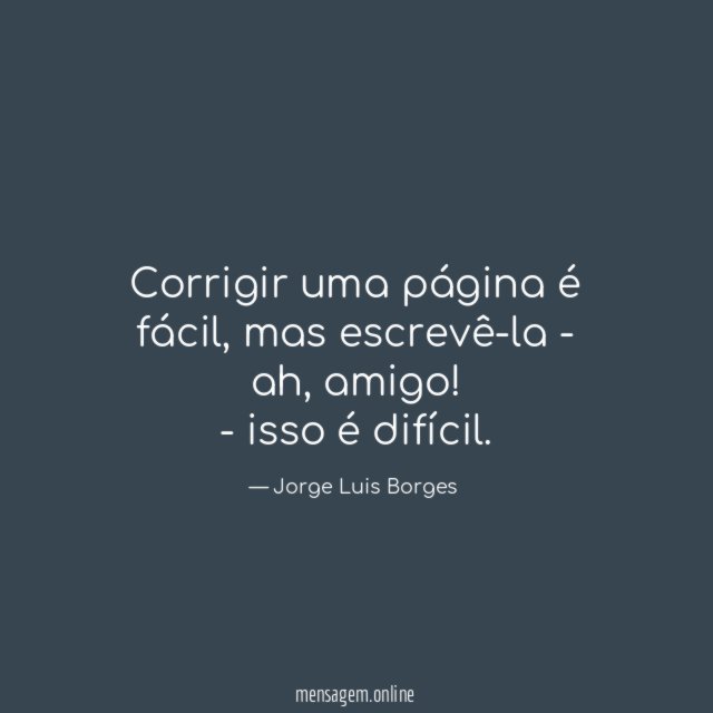 Corrigir e escrever