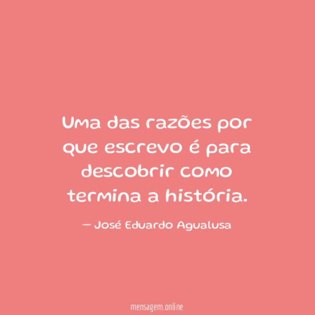 Fim da história