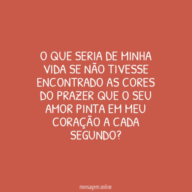 Cores do prazer