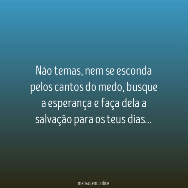 Busque a esperança