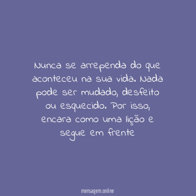 Seguir em frente