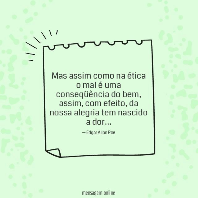 Uma conseqüência do bem