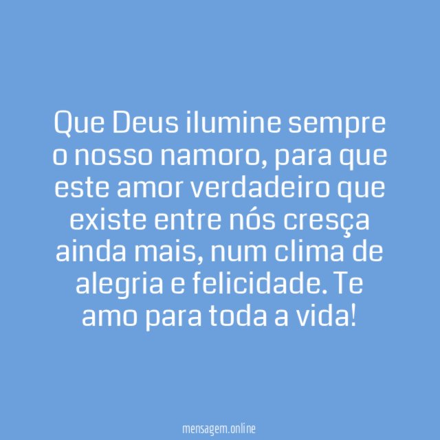 Que Deus ilumine sempre