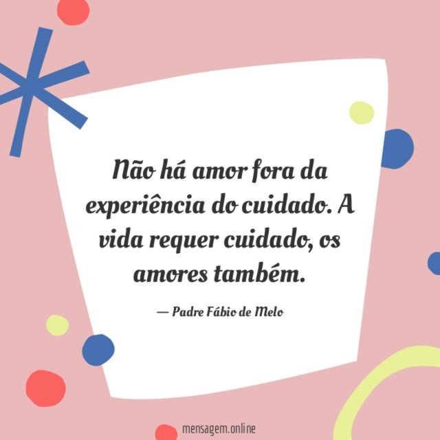 Não há amor…