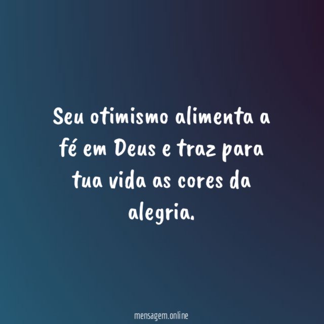 Alimenta a fé em Deus