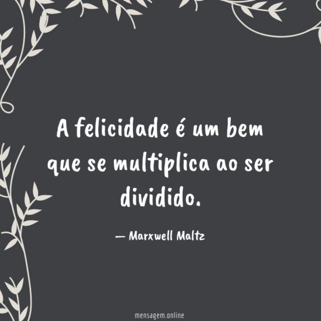 Felicidade multiplicada
