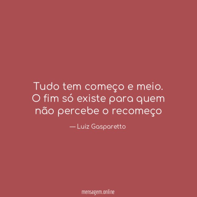 Tudo tem…