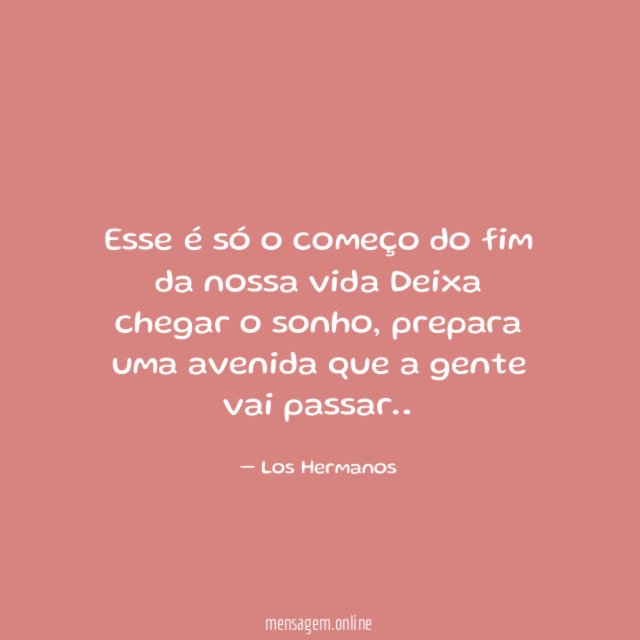 Chegar o Sonho