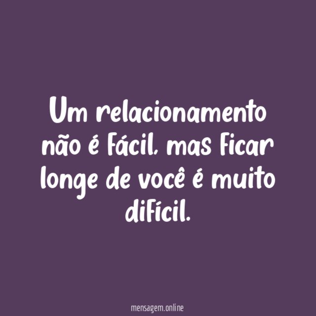 Longe de você? Jamais