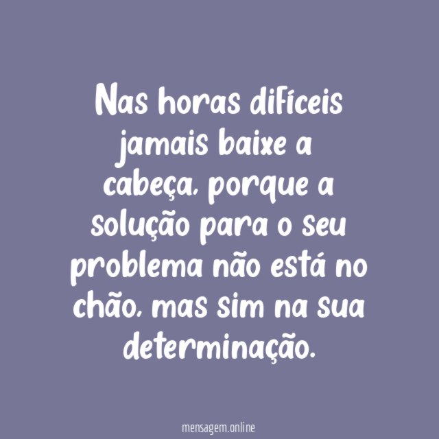 Horas difíceis