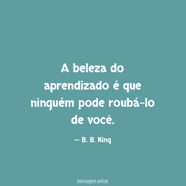 Beleza do Aprendizado