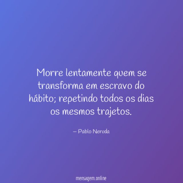Escravo do hábito