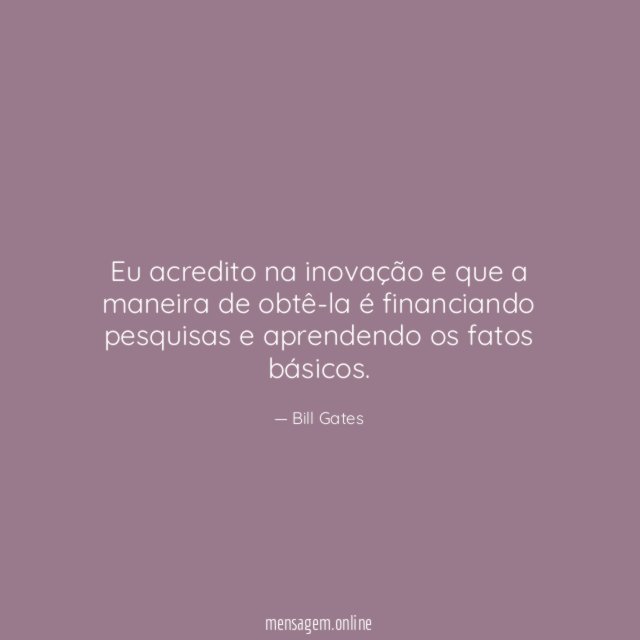 Eu acredito
