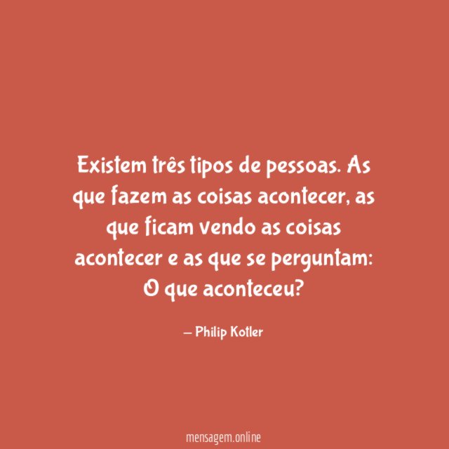 Três tipos de pessoas