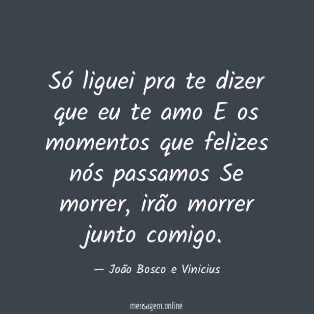 Eu te amo