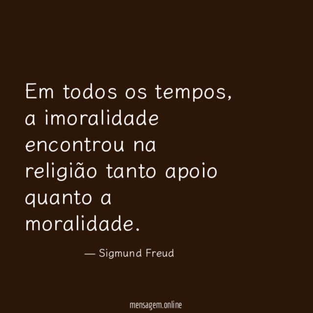 A imoralidade