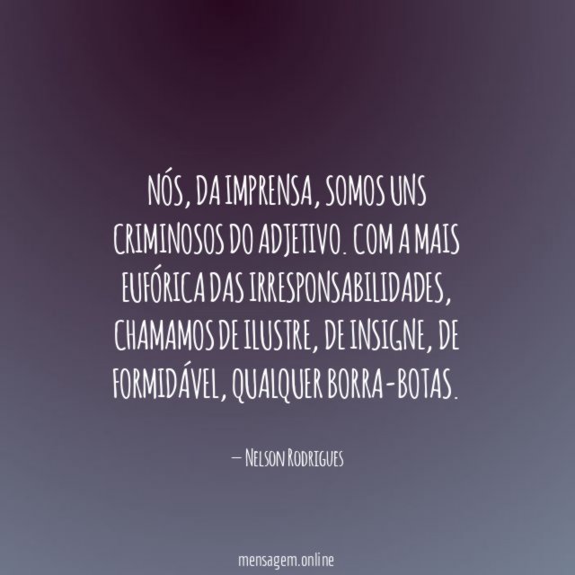Criminosos do adjetivo
