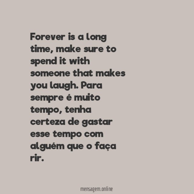 Para sempre