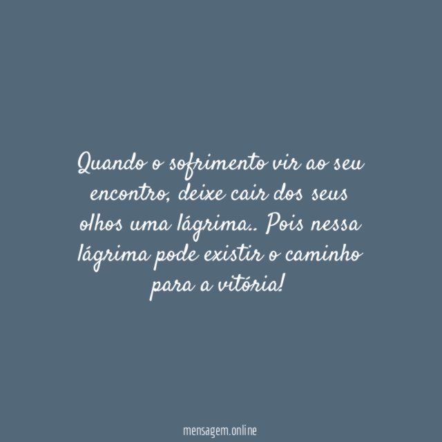 Caminho para a vitória