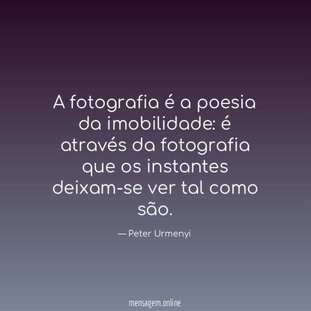 Poesia da imobilidade