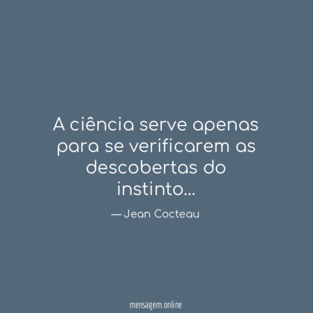 Descobertas do instinto