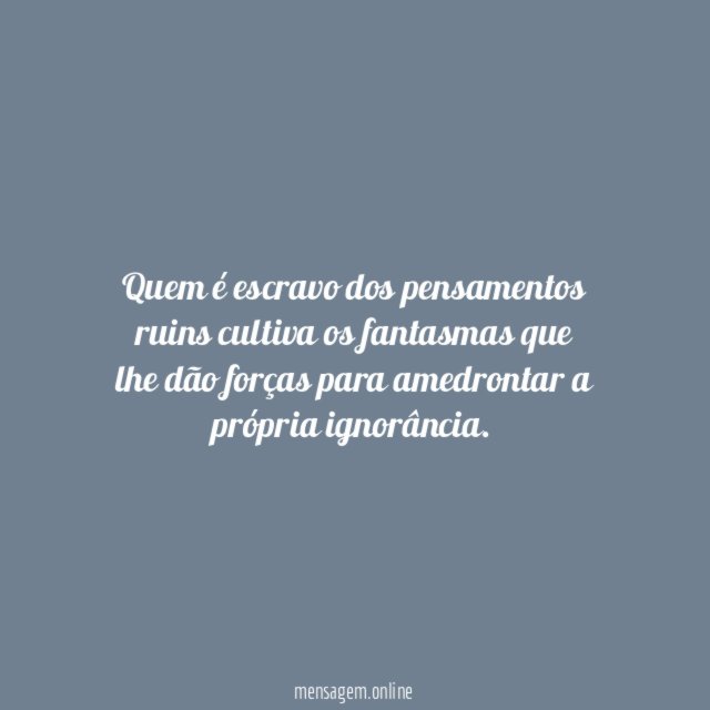Quem é escravo