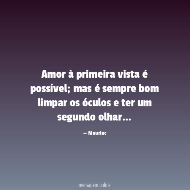 Primeira vista