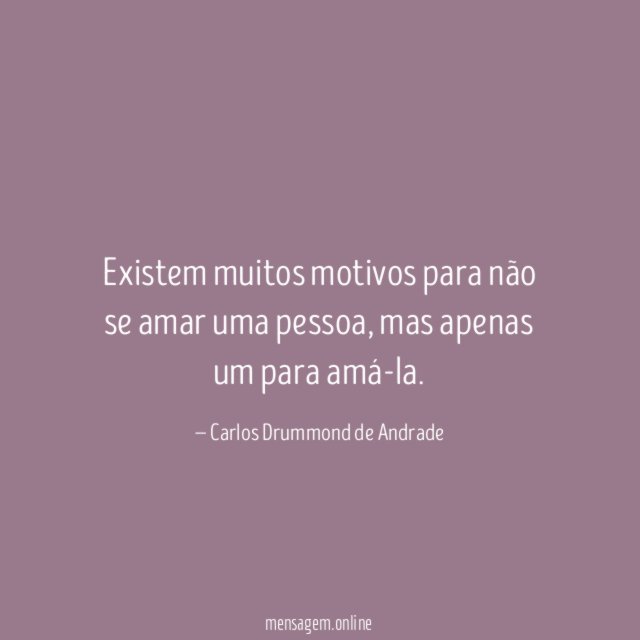 Apenas um…