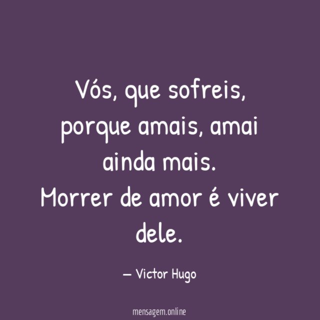 Morrer de amor
