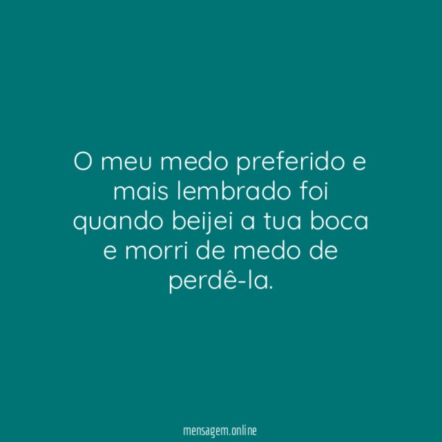 Meu medo preferido