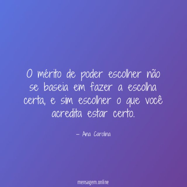 O mérito