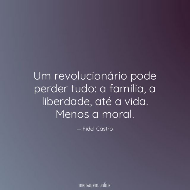 Um revolucionário