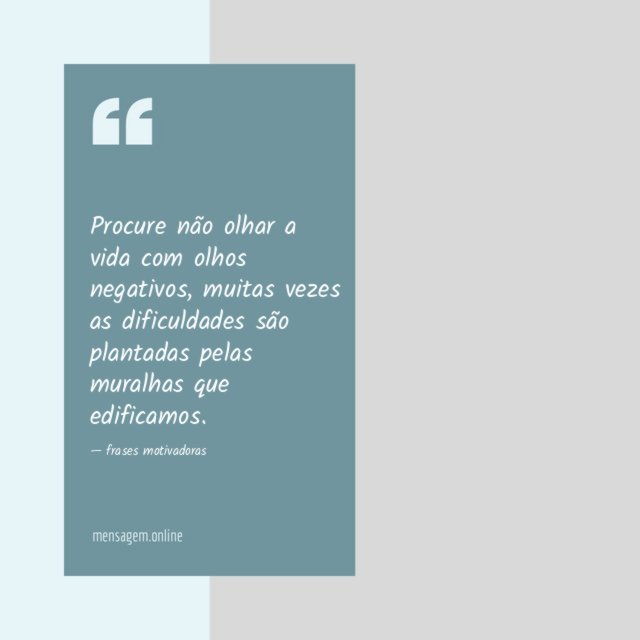 Olhos negativos