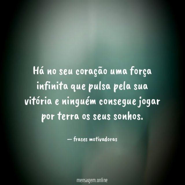 Há no seu coração