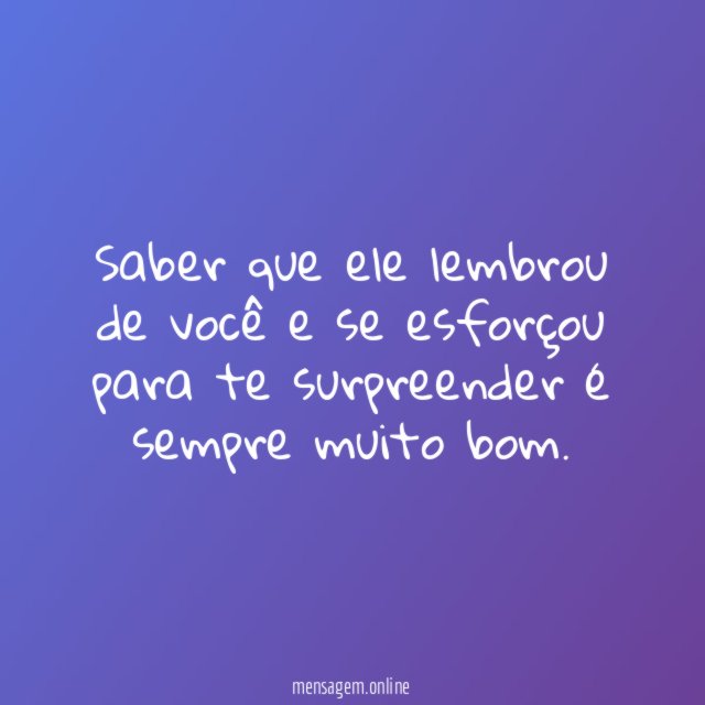 Tenha uma surpresa