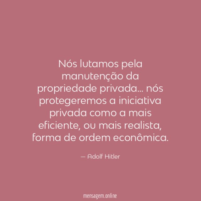 Forma de ordem econômica