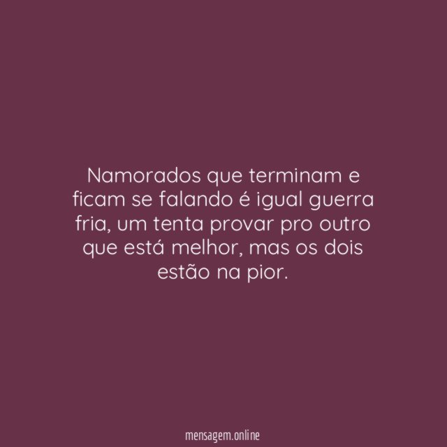 Fim do namoro