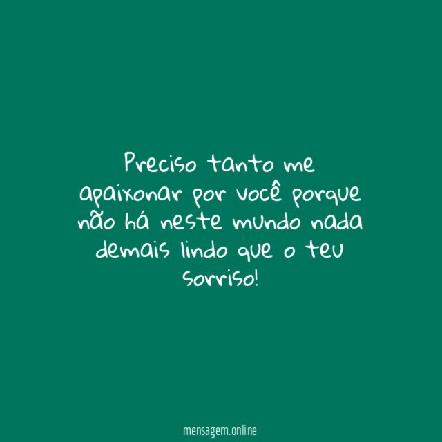 Preciso tanto me apaixonar