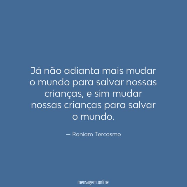 Nossas crianças
