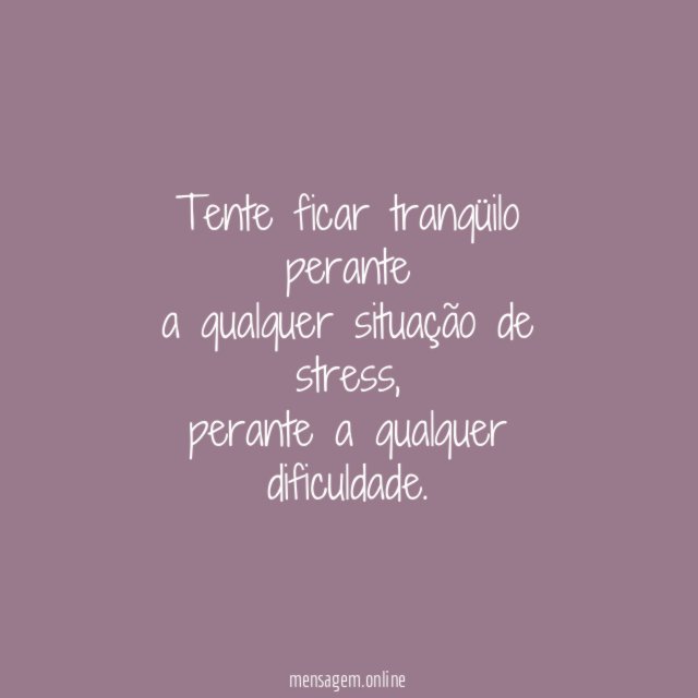 Tranquilidade