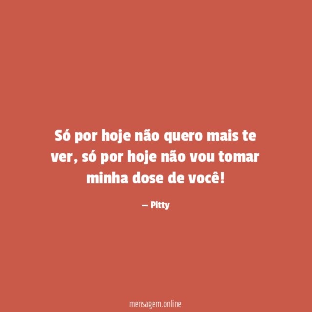 Só por hoje