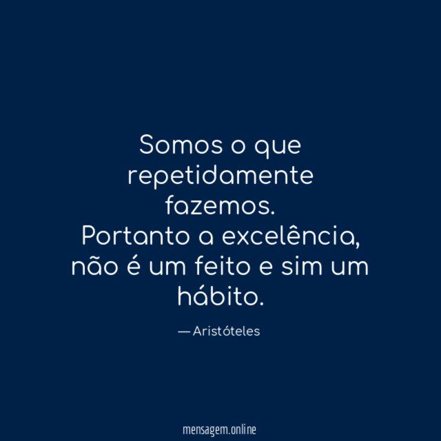 Um hábito