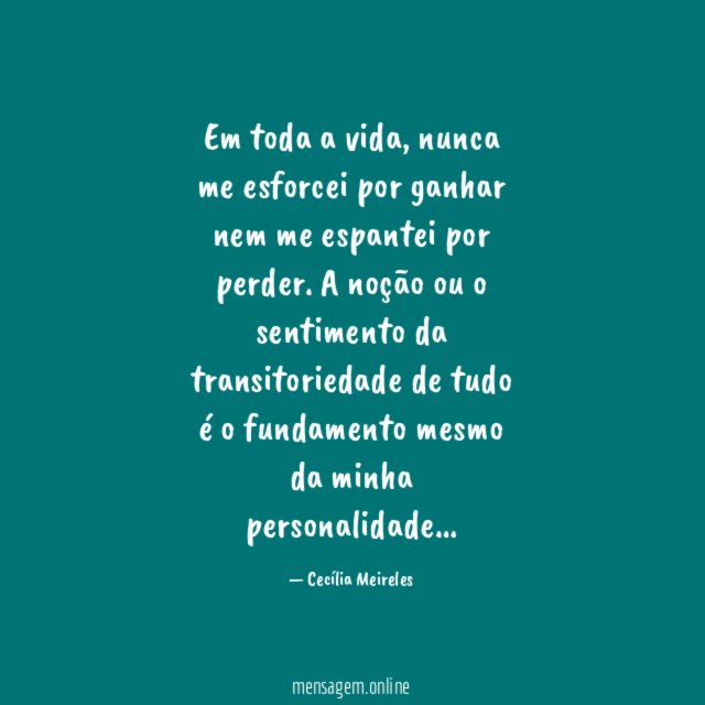Minha personalidade