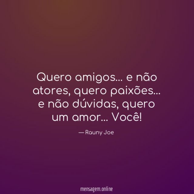 Quero amigos