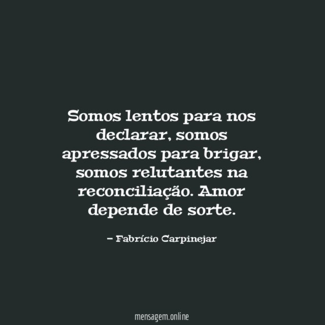 Depende de Sorte