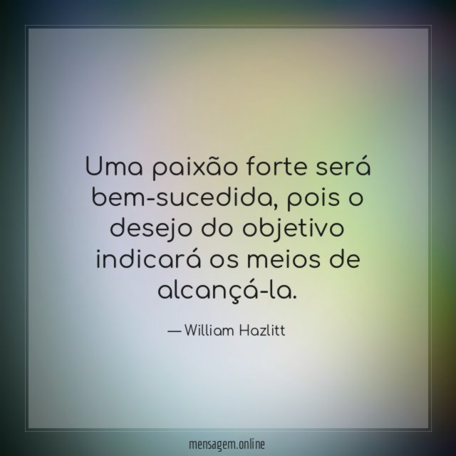 Uma paixão forte