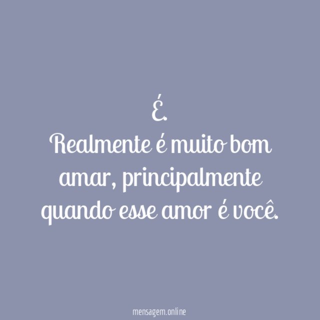Muito bom amar