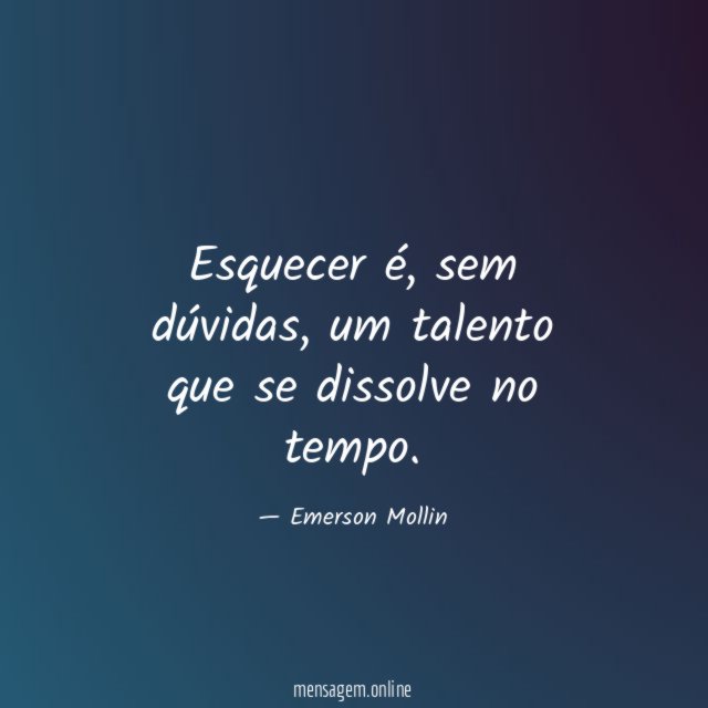 Esquecer é