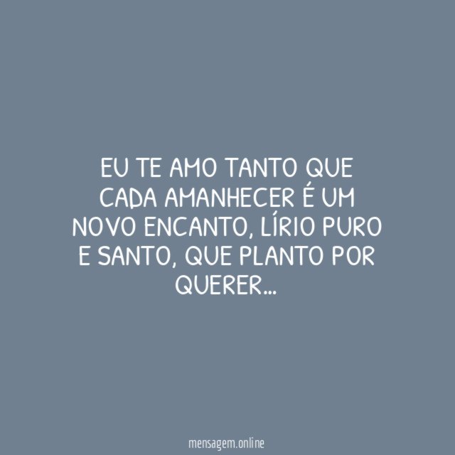Te amo tanto