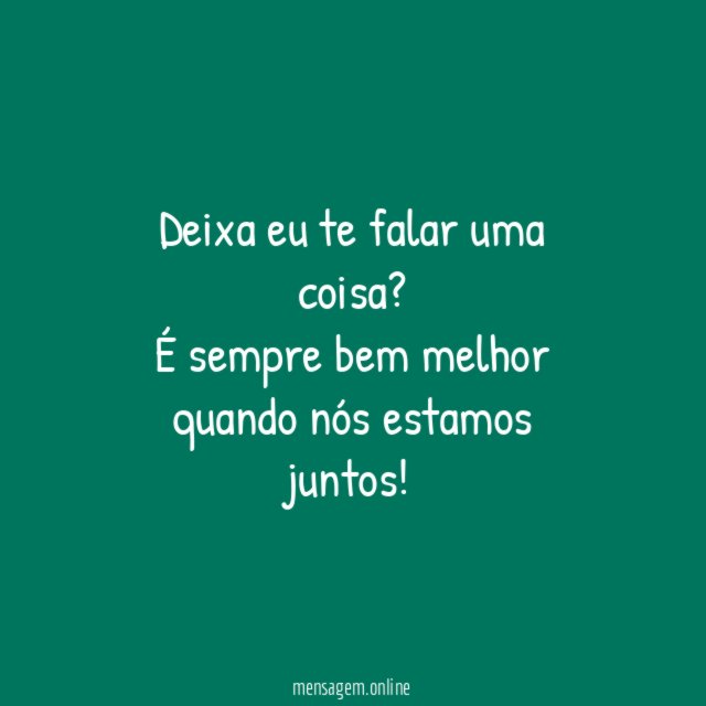 Deixa eu falar